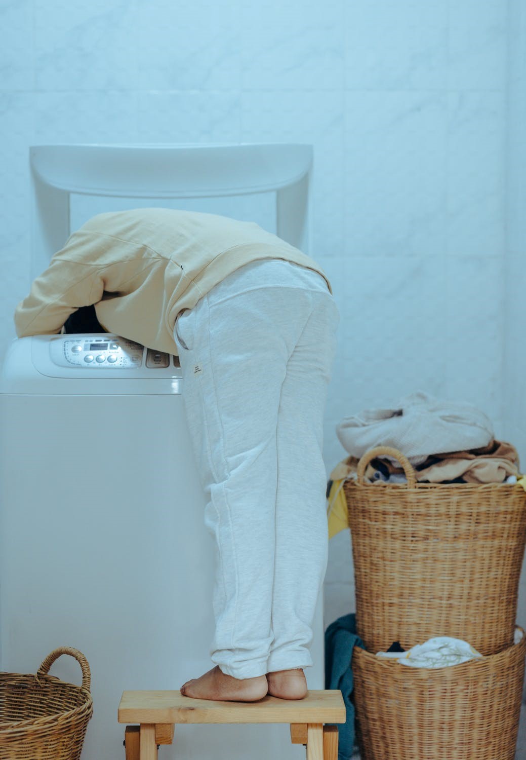 Een wasmachine met bovenlader | Welhof NL