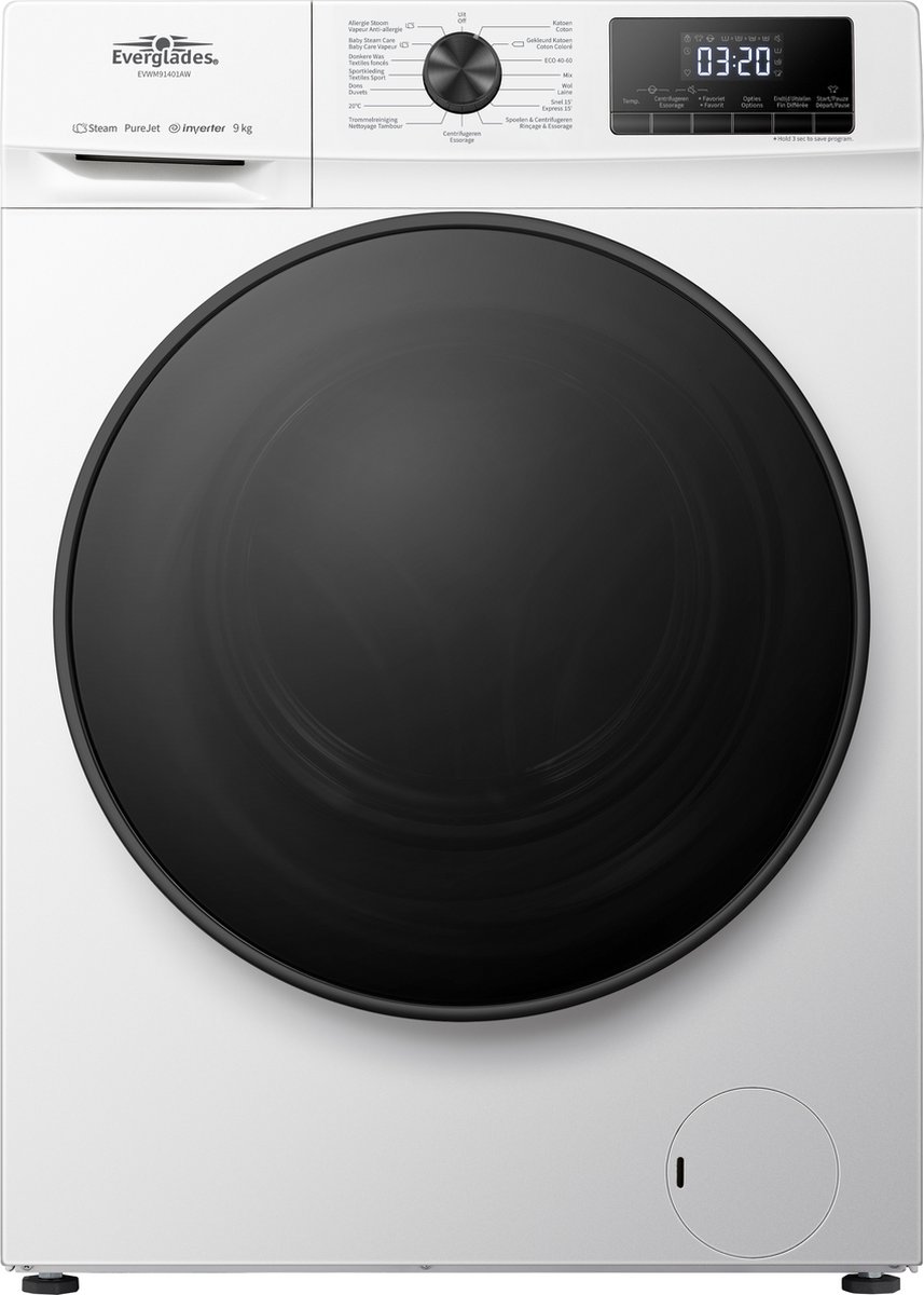 Everglades Evwm71401aw Wasmachine 7kg 1400t | Nieuw (outlet)