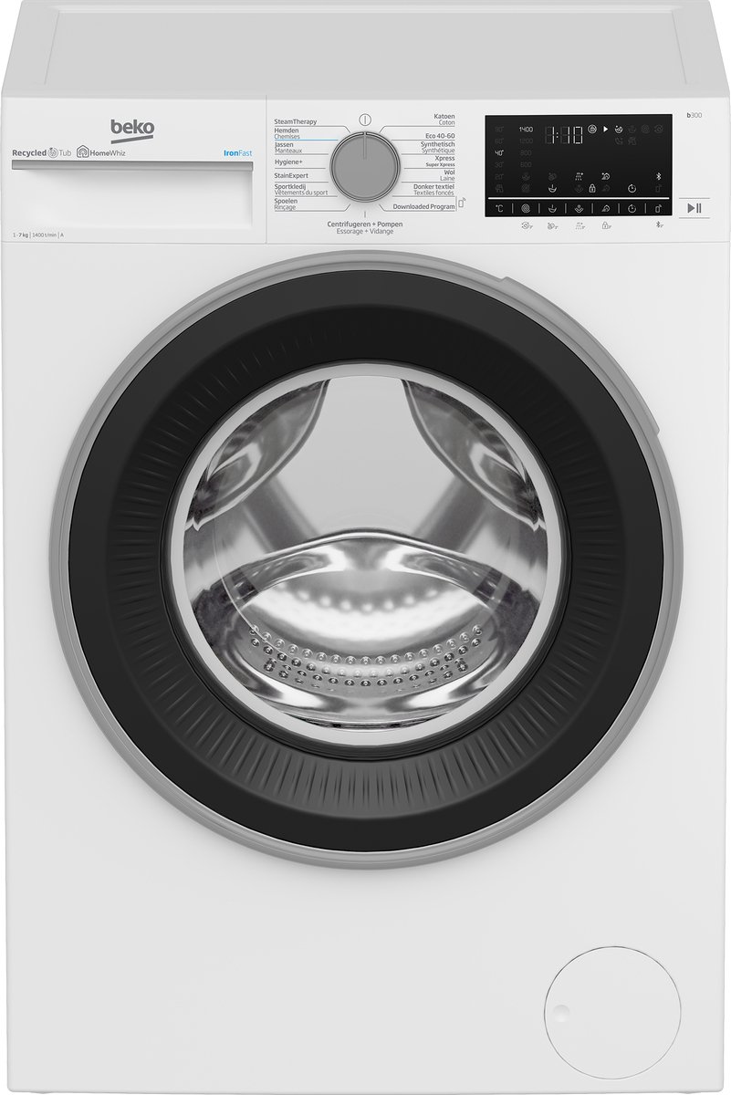Beko B3wfu57410w Wasmachine 7kg 1400t . Nieuw (outlet)