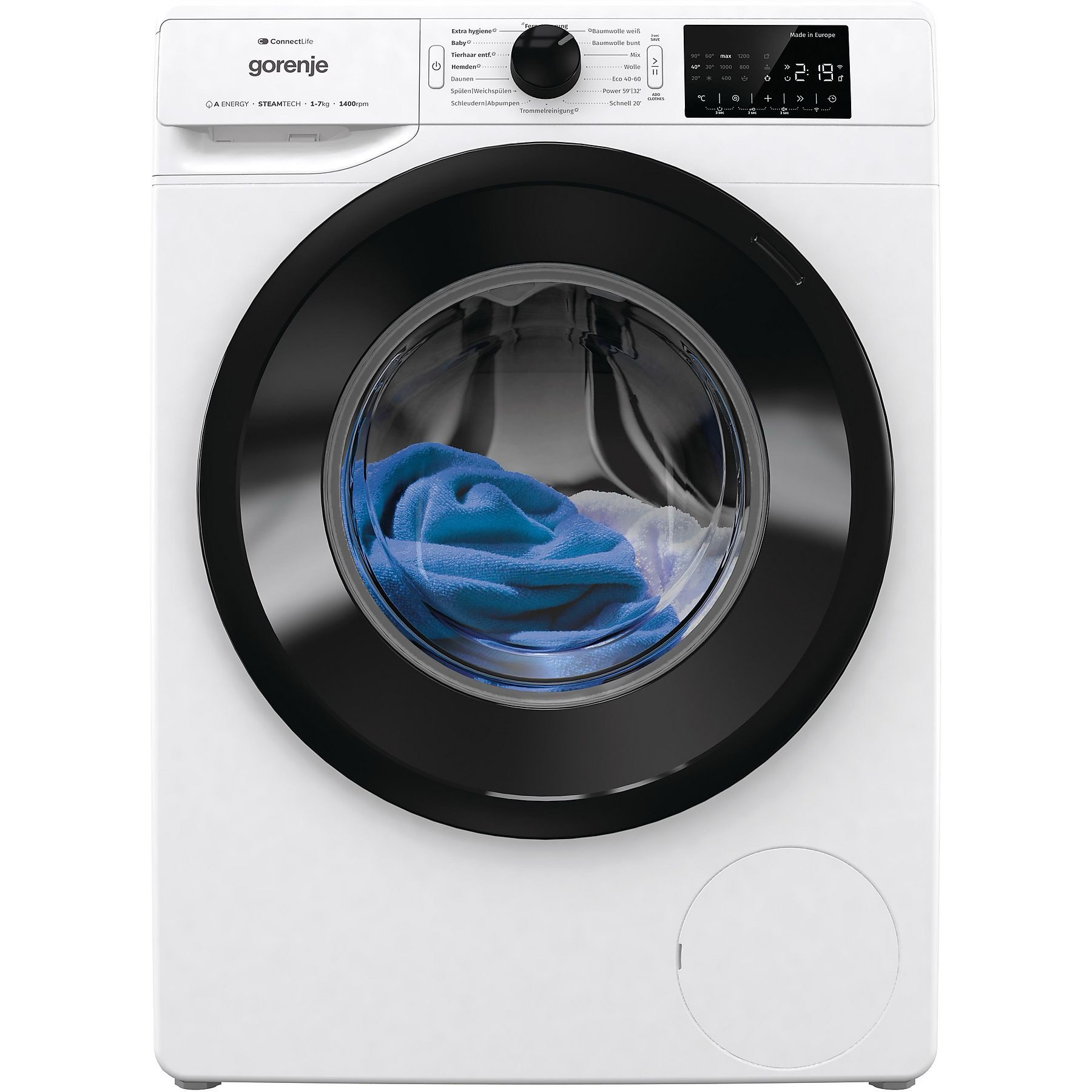 Gorenje Wpnei74sai Ts Wasmachine 7kg 1400t | Nieuw (outlet)