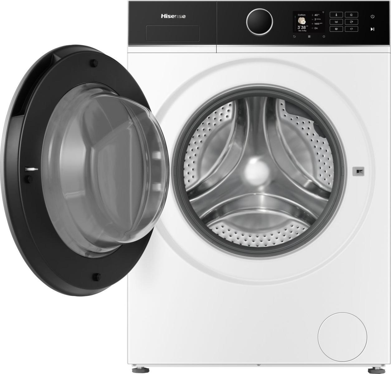 Hisense Wd5i1045bwq – Was-droogcombinatie – 10.5 Kg Wassen – 6 Kg Drogen – 1400 Tpm – Inverter – Autodose – Steam – Wifi | Nieuw (outlet)