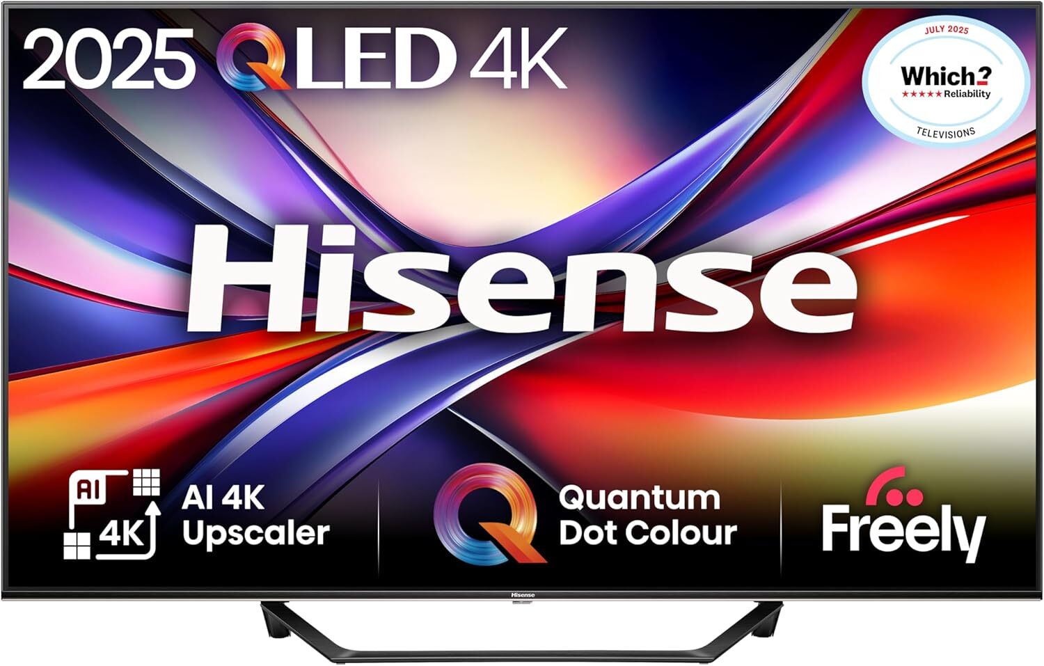 Hisense 43a7qt – 43 Inch – 4k Qled Smart Tv – Quantum Dot – Dolby Vision & Atmos – Vidaa U9 – Freely | Nieuw (outlet)