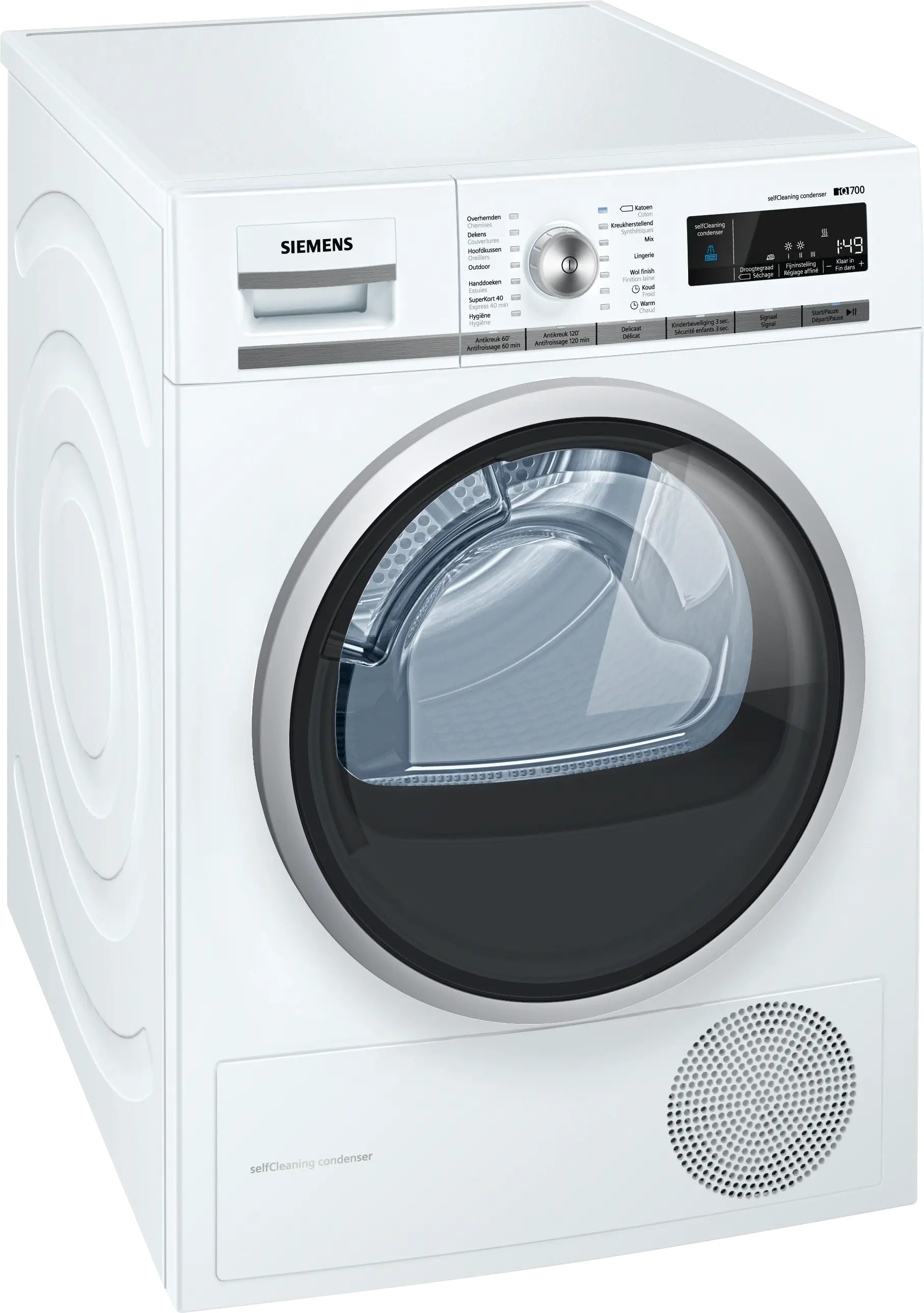 Siemens Wt47w560fg - Warmtepompdroger - 8 Kg - Autodry - 64 Db - Energieklasse A++ | Tweedehands (Refurbished)