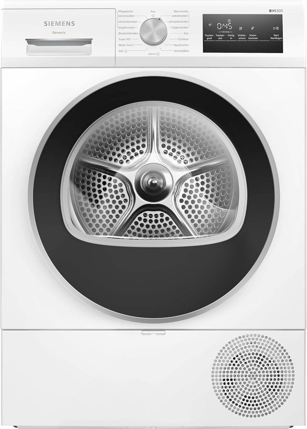 Siemens Wt45hv0em - Warmtepompdroger - 8 Kg - 62 Db - Energieklasse D | Nieuw (outlet)