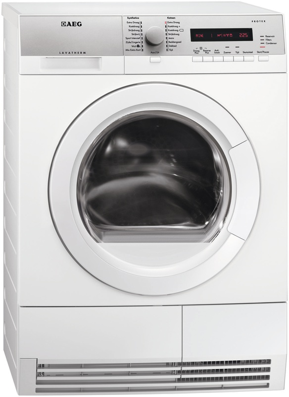 Aeg T76386nah - Warmtepompdroger - 8 Kg - Optisense - 66 Db | Tweedehands (Refurbished)