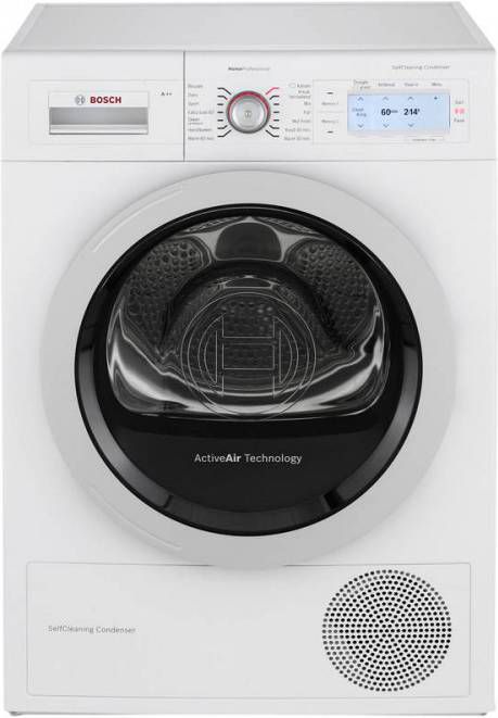 Bosch Wty87700nl - Warmtepompdroger - 8 Kg - Zelfreinigende Condensor - 64 Db - Energieklasse A++ | Tweedehands (Refurbished)