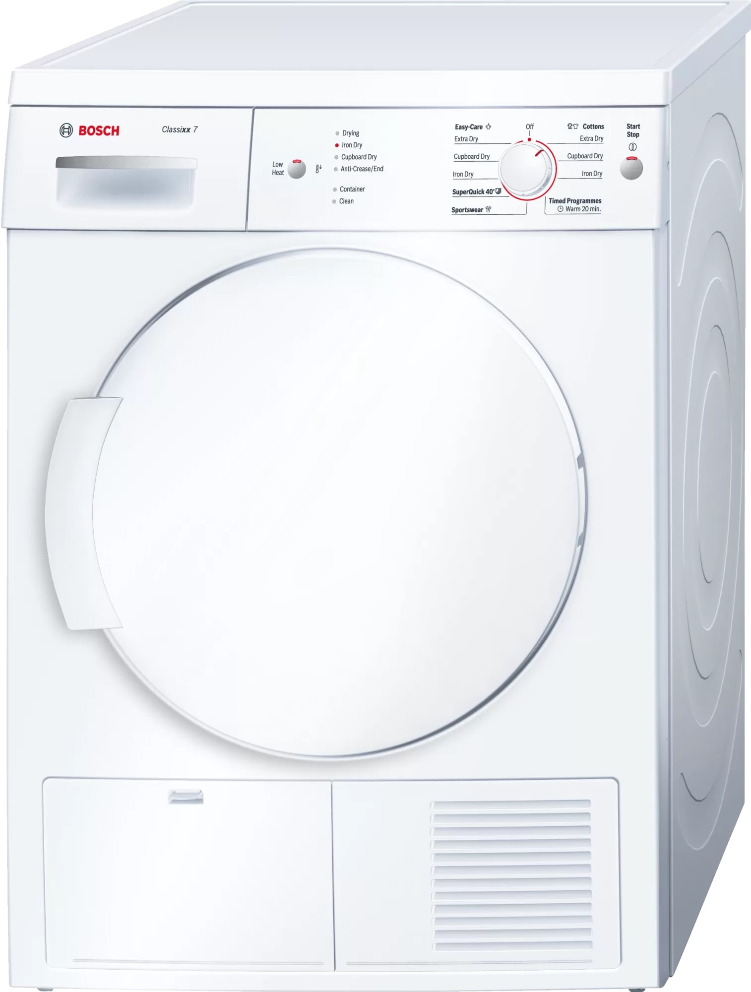 Bosch Wte84105 - Condensdroger - 7 Kg - Autodry - 66 Db - Energieklasse B | Tweedehands (Refurbished)
