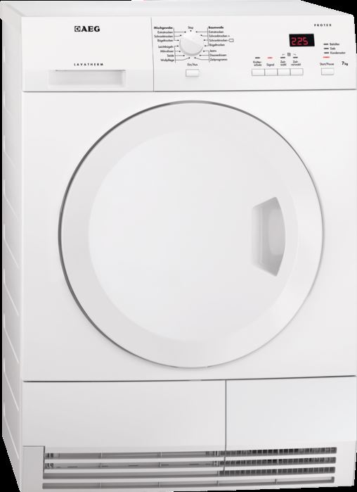Aeg T65370ah3 - Warmtepompdroger - 7 Kg - Optisense - 66 Db - Energieklasse B | Tweedehands (Refurbished)