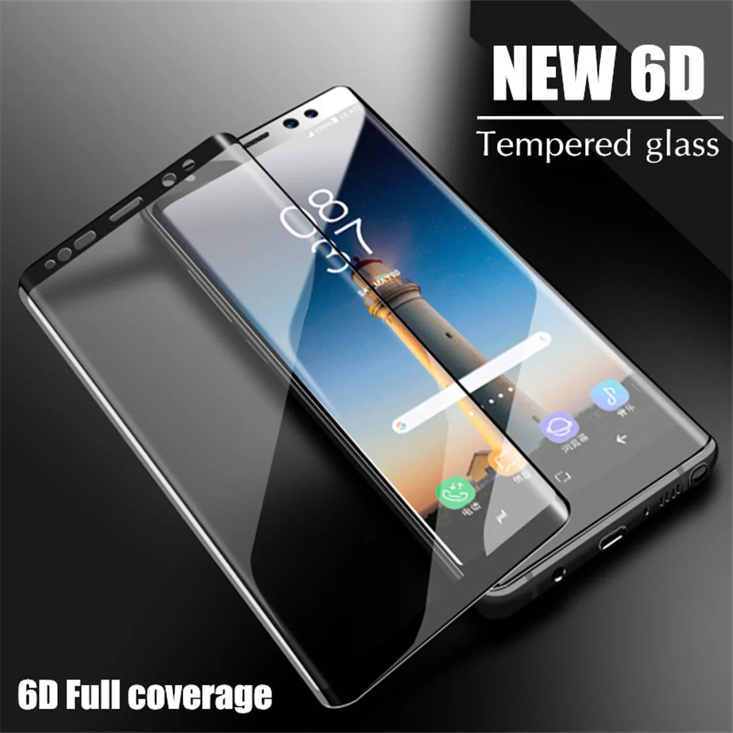 Hbs Glass Protection 6d - Screen Protector Voor Samsung Galaxy S9 - Zwart | Welhof; Dé Outlet Store Van De Benelux