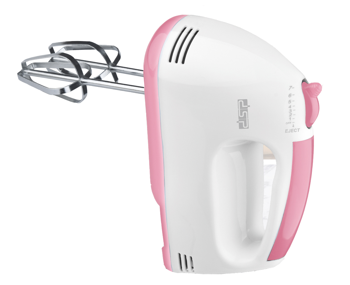 Dsp Km2033-pink - Handmixer - 100w - 7 Snelheden - Roze | Welhof; Dé Outlet Store Van De Benelux