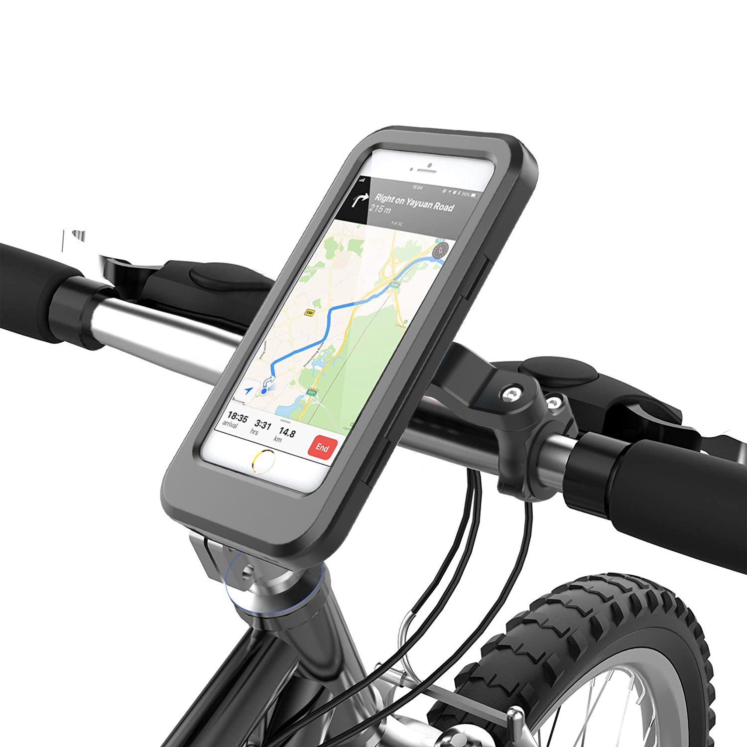 Hbs Cy-n5 - Universele Telefoonhouder Fiets - Waterdicht En 360° Draaibaar | Welhof; Dé Outlet Store Van De Benelux