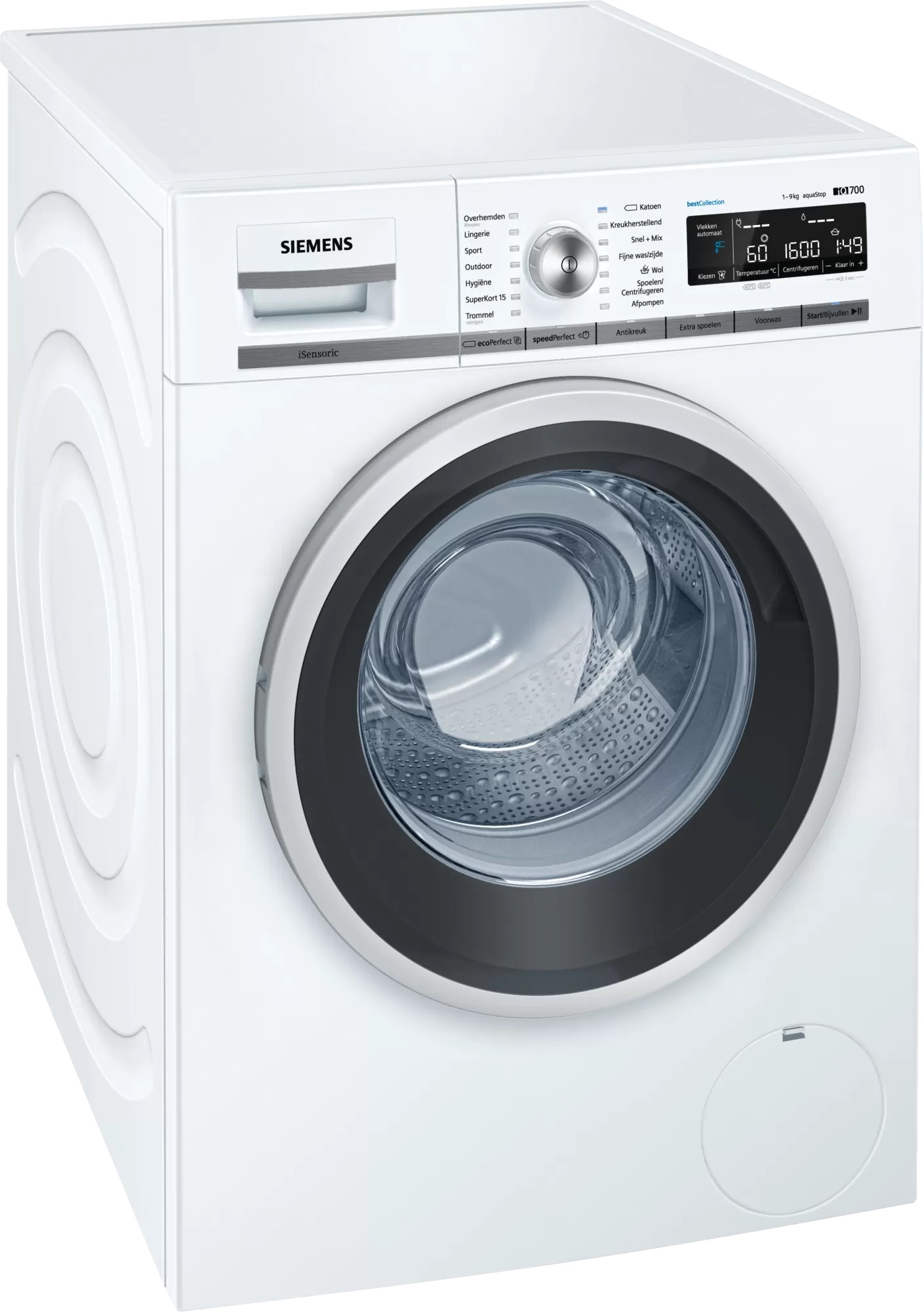 Siemens Wm16w4g2 - Wasmachine - 9 Kg - 1600 Tpm - Iqdrive - Energieklasse A+++ | Welhof; Dé Outlet Store Van De Benelux