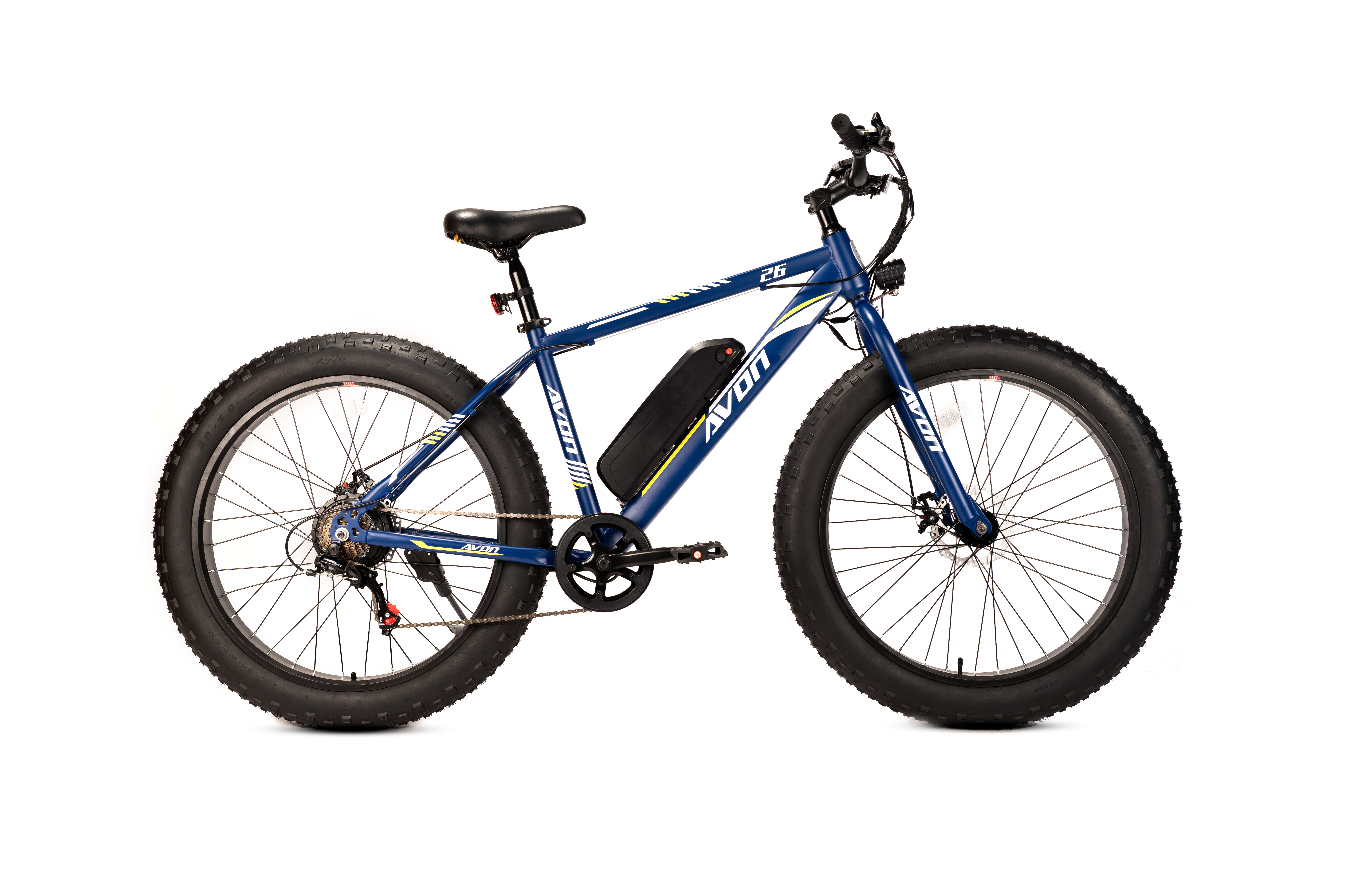 Avon E-bike Fatbike 26 Inch – 250w Motor 60-80km Actieradius 7-speed Shimano Blauw Gratis Rijklaar Bezorgd | Welhof; Dé Outlet Store Van De Benelux