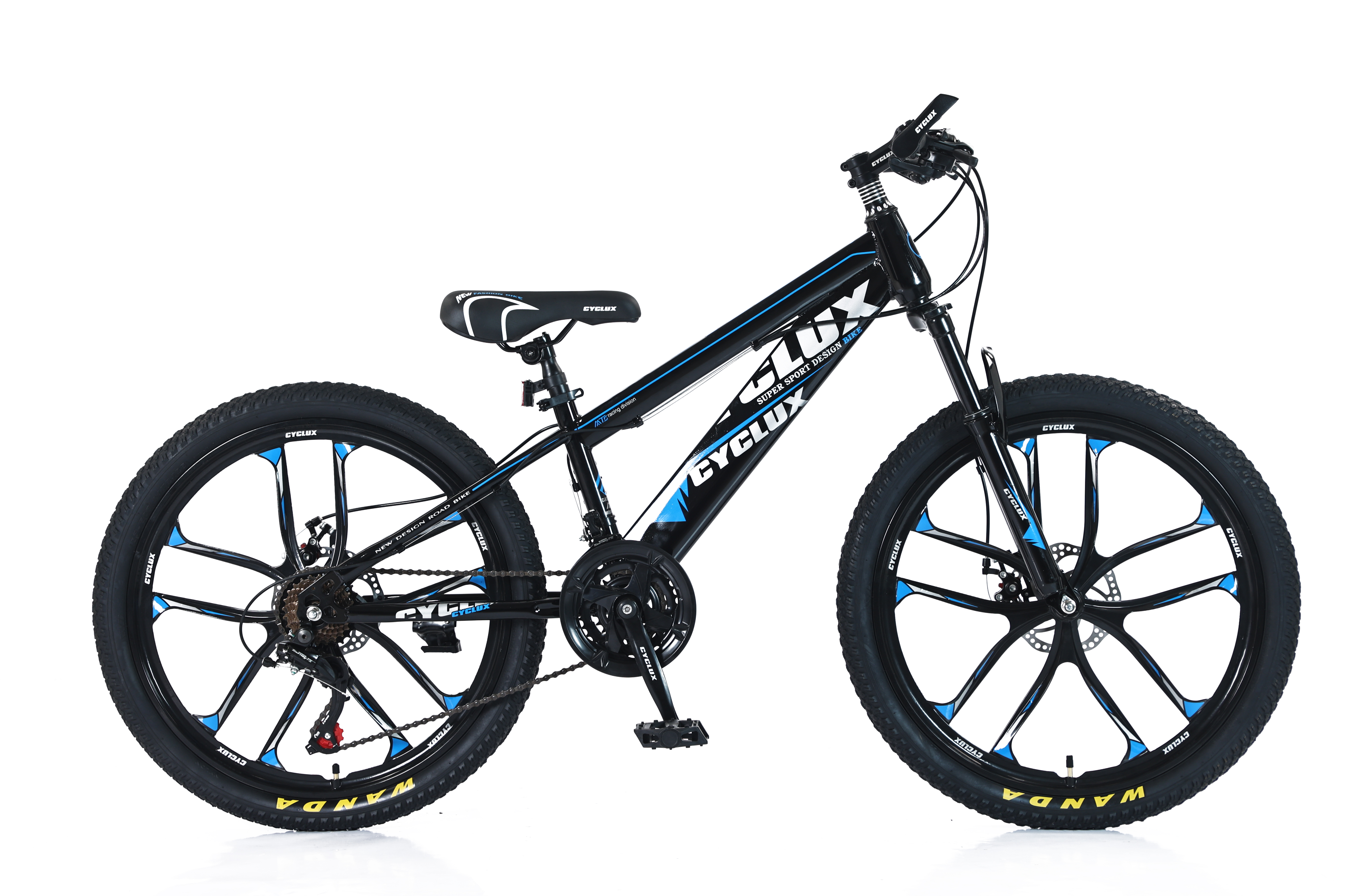 Cyclux Road Bike Jongensfiets Mtb 24 Inch 21 Speed Shimano Blauw | Welhof; Dé Outlet Store Van De Benelux