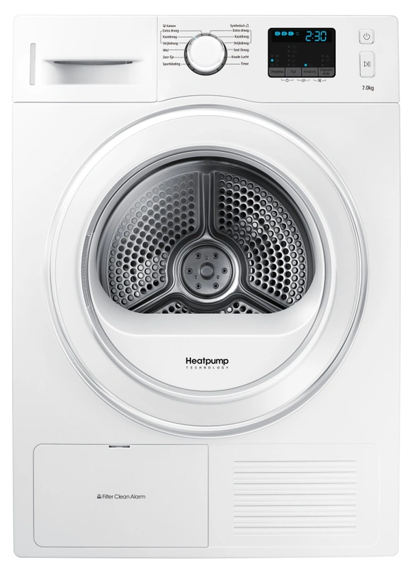 Samsung Dv70f5e2hgw - Warmtepompdroger - 7 Kg - 65 Db - Energieklasse A++ | Tweedehands (Refurbished)
