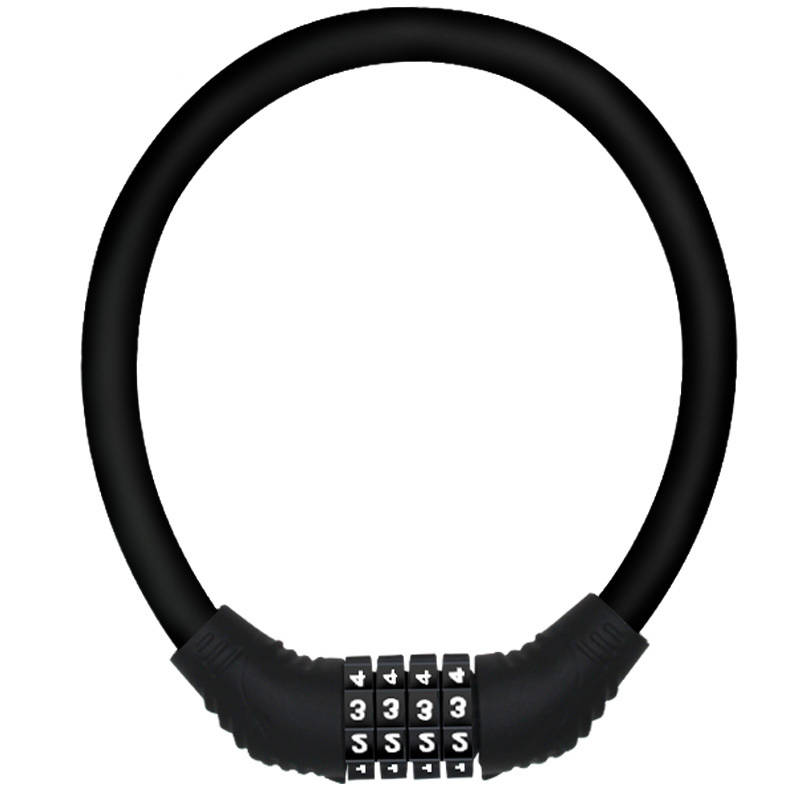 Hbs Fietsslot-h5-042-blk - Cijferslot - 420 Mm - Zwart | Welhof; Dé Outlet Store Van De Benelux