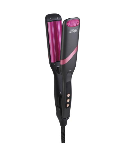 Winning Star Stijltang Digitale Scherm 75w Zwart Paars | Welhof; Dé Outlet Store Van De Benelux