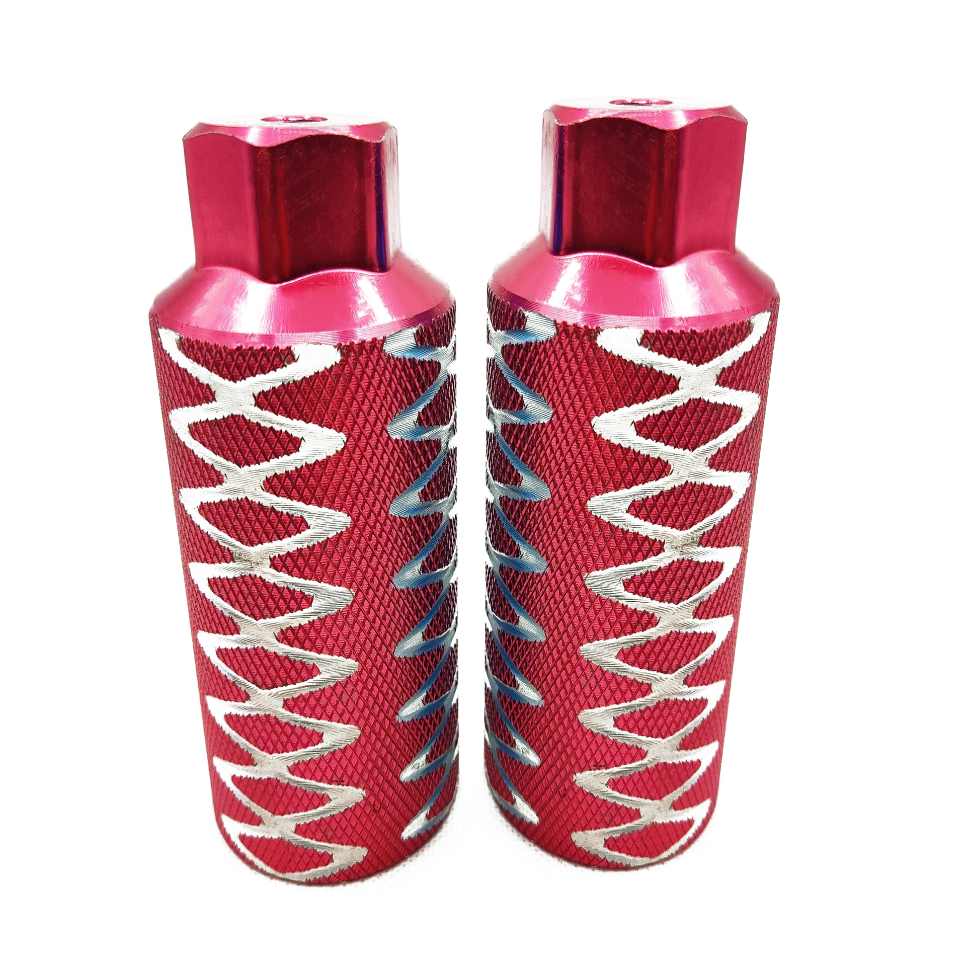 Hbs Voetsteunen Pegs Bmx Freestyle 110 Mm Alumunium Rood 2 Stuks | Welhof; Dé Outlet Store Van De Benelux