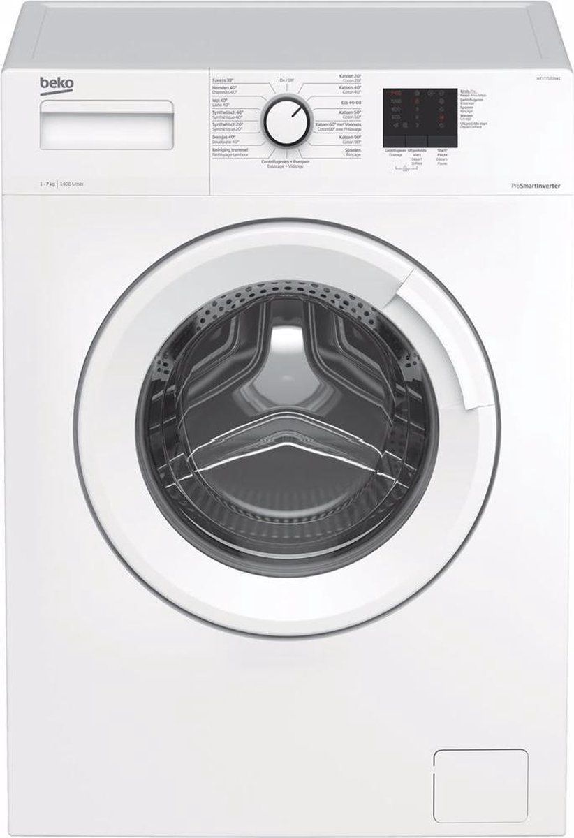 Beko Wtv77122bw1 Wasmachine 7kg 1400t | Welhof; Dé Outlet Store Van De Benelux