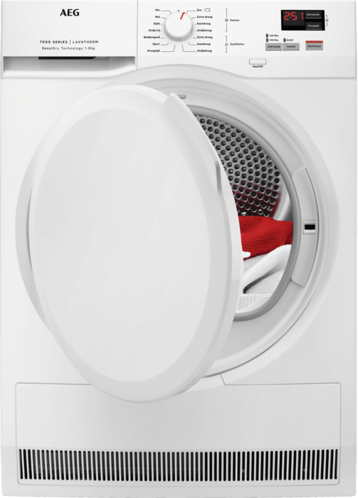 Aeg T7dbaachen - Warmtepompdroger - 8 Kg - Sensidry & Prosense - 66 Db - Energieklasse A++ | Welhof; Dé Outlet Store Van De Benelux