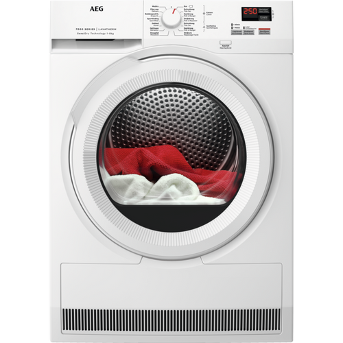 Aeg Tr71cwz84 - Warmtepompdroger - 8 Kg - Sensidry - 66 Db - Energieklasse E | Tweedehands (Refurbished)