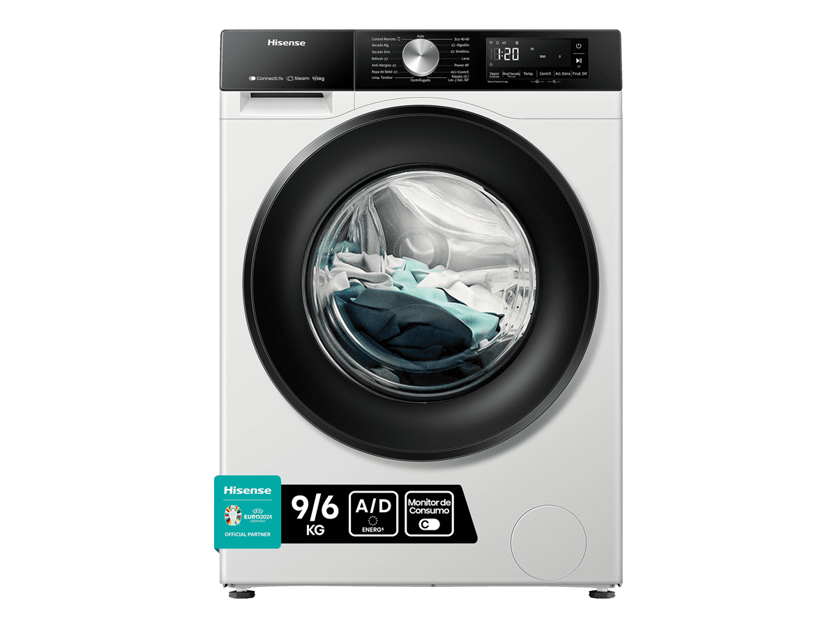Hisense Wd3s9043bw3 Was-droogcombi 9kg - 6kg 1400t | Nieuw (outlet)
