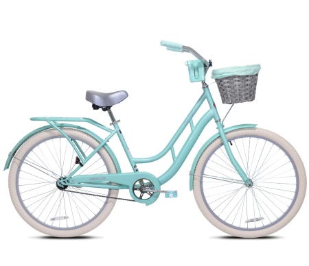 Zonix Z26tr001 Meisjesfiets 26 Inch Cruiser Met Mandje Mintblauw