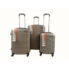 Libiao Kofferset 3 Delig - 85l &  50l & 30l -  Goud