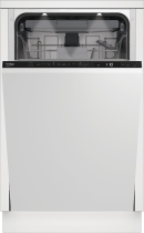 Beko BDIS38040Q - Inbouw Smalle Vaatwasser - 45 cm - 10 Couverts - AquaIntense & Besteklade - 45 dB - Energieklasse C