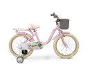 Zonix Meisjesfiets 18 Inch Roze  Kinderfiets Met Zijwieltjes  Voor Meisjes Van 5 Tm 7 Jaar  Geschikt Voor Kledingmaat 110-123