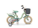 Zonix Meisjesfiets 12 Inch Pastelgroen Kinderfiets Met Zijwieltjes  Voor Meisjes Van 2 Tm 4 Jaar  Geschikt Voor Kledingmaat 90-105