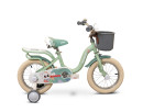 Zonix Meisjesfiets 14 Inch Pastelgroen  Kinderfiets Met Zijwieltjes  Voor Meisjes Van 3 Tm 5 Jaar  Geschikt Voor Kledingmaat 98-108