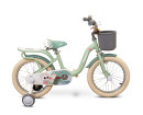Zonix Meisjesfiets 16 Inch Pastelgroen Kinderfiets Met Zijwieltjes  Voor Meisjes Van 4 Tm 6 Jaar  Geschikt Voor Kledingmaat 103-118