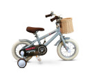 Zonix Kinderfiets 12 Inch Jongensfiets – Pastel Slate Blue Met Zijwieltjes | Leeftijd  2-4 Jaar | Kledingmaat 90-105