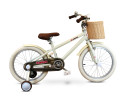 Zonix Kinderfiets 18 Inch Jongensfiets – Licht Beige Met Zijwieltjes | Leeftijd  5-7 Jaar | Kledingmaat 110-123