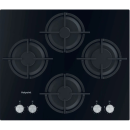 Hotpoint HGS61SBK - Gaskookplaat - 4 kookzones - Zwart