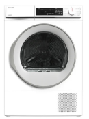 Sharp KD-NHA8S6GW21-BX - Warmtepompdroger - 8 kg - 65 dB - Energieklasse A++