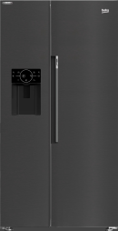 Ariston ASP342VPZ - Amerikaanse Koelkast - 179 cm - 571L - No Frost - Zwart