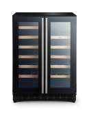 Rangemaster ADZ6040BL - Wijnkoelkast - 120 liter - Dual Zone