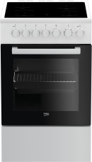 Beko FSM57100GW - Keramisch fornuis - 50 cm breed