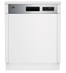 Beko BDSN36451X Semi-Geïntegreerde Half Inbouw Vaatwasser - SelfDry Functie - TrayWash™ - Extra Dry - 14 Couverts - 60 cm