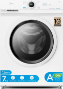 Midea MF10EW70BA10 - Wasmachine - 7 kg - 1400 tpm - Energieklasse A - Wit