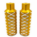 BMX Freestyle Voetrusten (Pegs) Aluminium Goud – 110 mm (Set van 2)