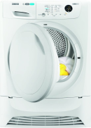 Zanussi ZDC8203P - Condensdroger - 8 kg - Startuitstel - 64 dB - Energieklasse B
