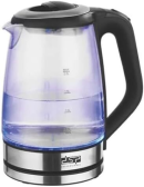 DSP KK1273 Waterkoker 2,0L 2200W | Snelkoker met Blauwe LED-verlichting, Kalkfilter & Automatische Uitschakeling