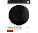 SHARP ES-NDH014CWB-EN Was- droogcombinatie - Duurzame en Stille motor - Antie allergie - Stoomfunctie - 10kg wassen en 6kg drogen - 1400T