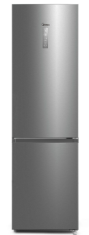 Midea MDRB521MGB02 - Koelvriescombinatie - 201 cm - 378L - No Frost - RVS