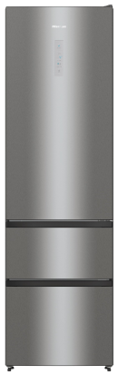 Hisense RM469N4ACE - Koel-vriescombinatie - 200 cm - 368 L - Total No Frost - RVS