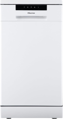 Hisense HS523E15W - Vrijstaande Smalle Vaatwasser - 45 cm - 10 Couverts - Besteklade - 47 dB - Energieklasse E