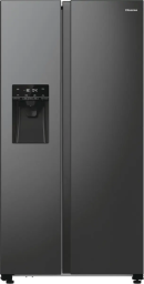 Hisense RS5P535NTFDUK - Amerikaanse Koelkast - 178.6 cm - 566L - No Frost - Zwart RVS